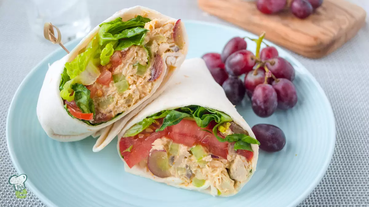 Heart Healthy Curry Tuna Salad Wraps