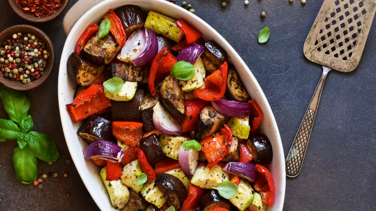 Heart Healthy Oven-Roasted Vegetables