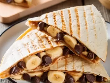 Peanut Butter Chocolate Quesadilla