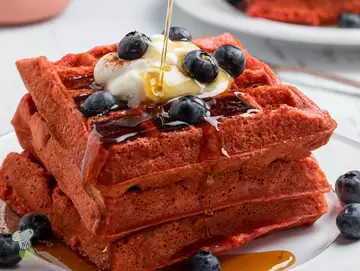 Beet Waffles